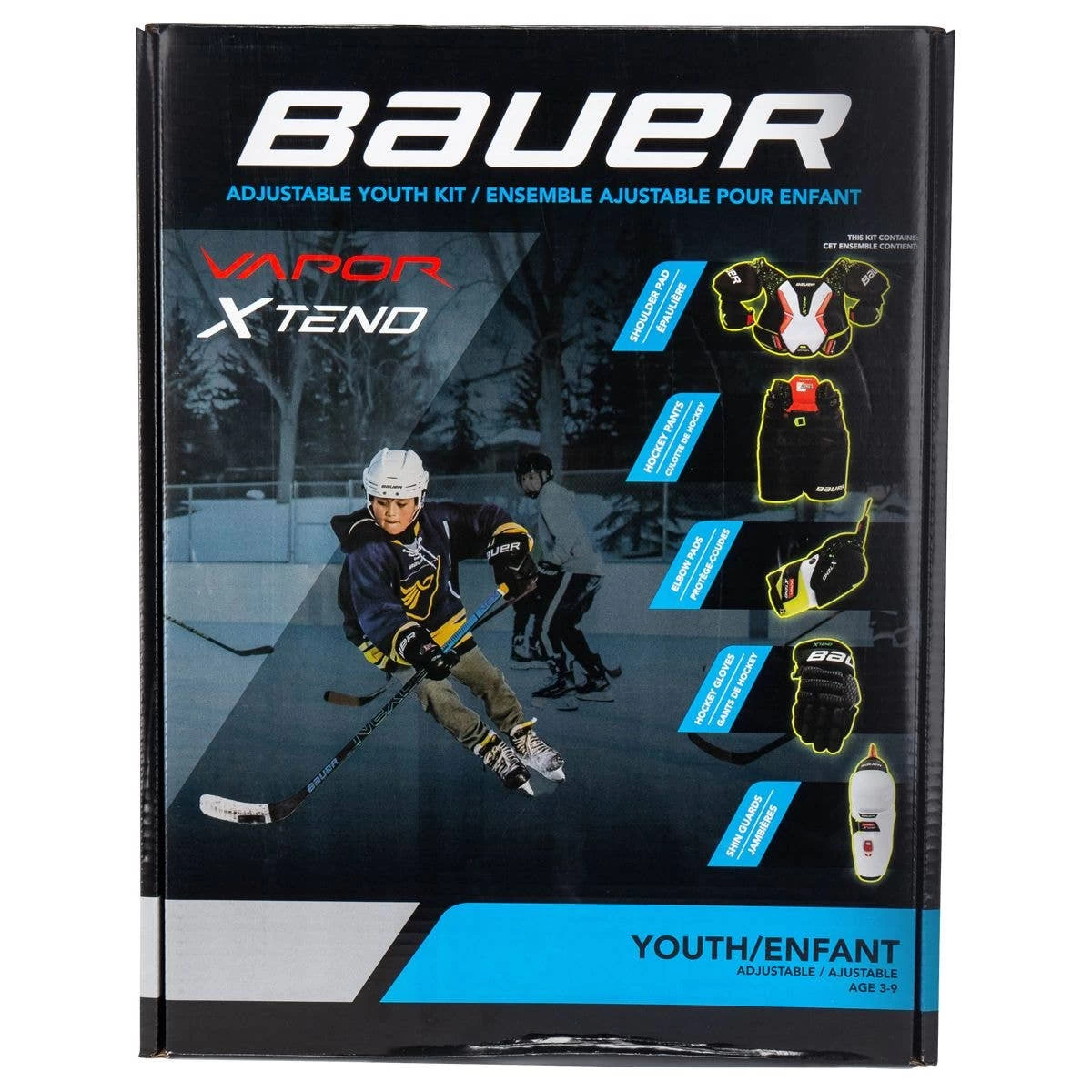 Bauer Vapor Xtend Youth Hockey Starter Kit 1 Bauer Vapor Xtend Youth Hockey Starter Kit