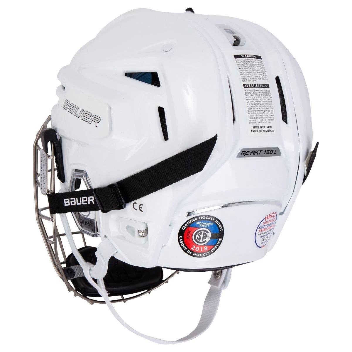 Bauer RE-AKT 150 Hockey Helmet Combo 4 Bauer RE-AKT 150 Hockey Helmet Combo - Image 4