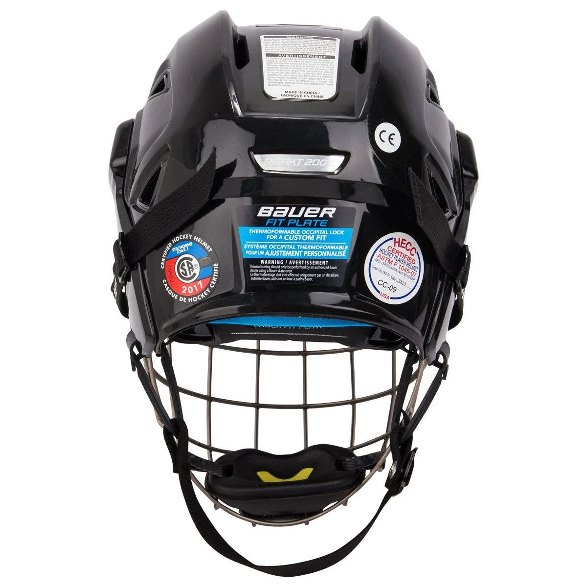 Bauer Re-Akt 200 Hockey Helmet Combo 5 Bauer Re-Akt 200 Hockey Helmet Combo - Image 5