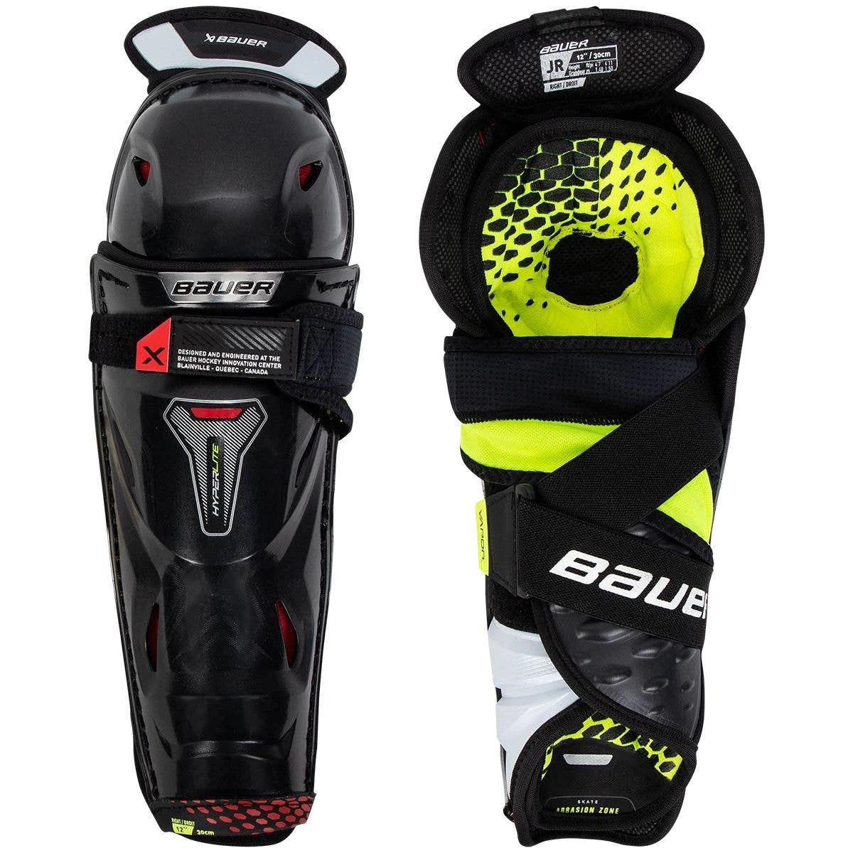 Bauer Vapor Hyperlite Junior Hockey Shin Guards 1 Bauer Vapor Hyperlite Junior Hockey Shin Guards