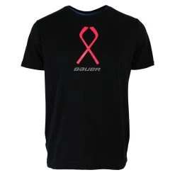 Bauer Pink Ribbon Men's Short Sleeve Tee Shirt