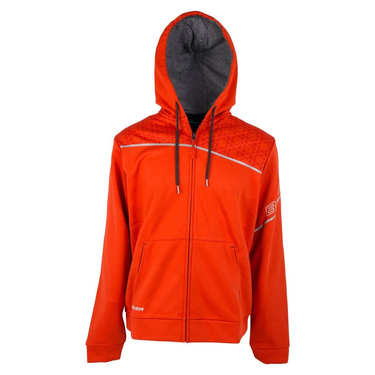 Bauer Athletic Men's Full Zip Hoody 2 Bauer Athletic Men's Full Zip Hoody - Image 2