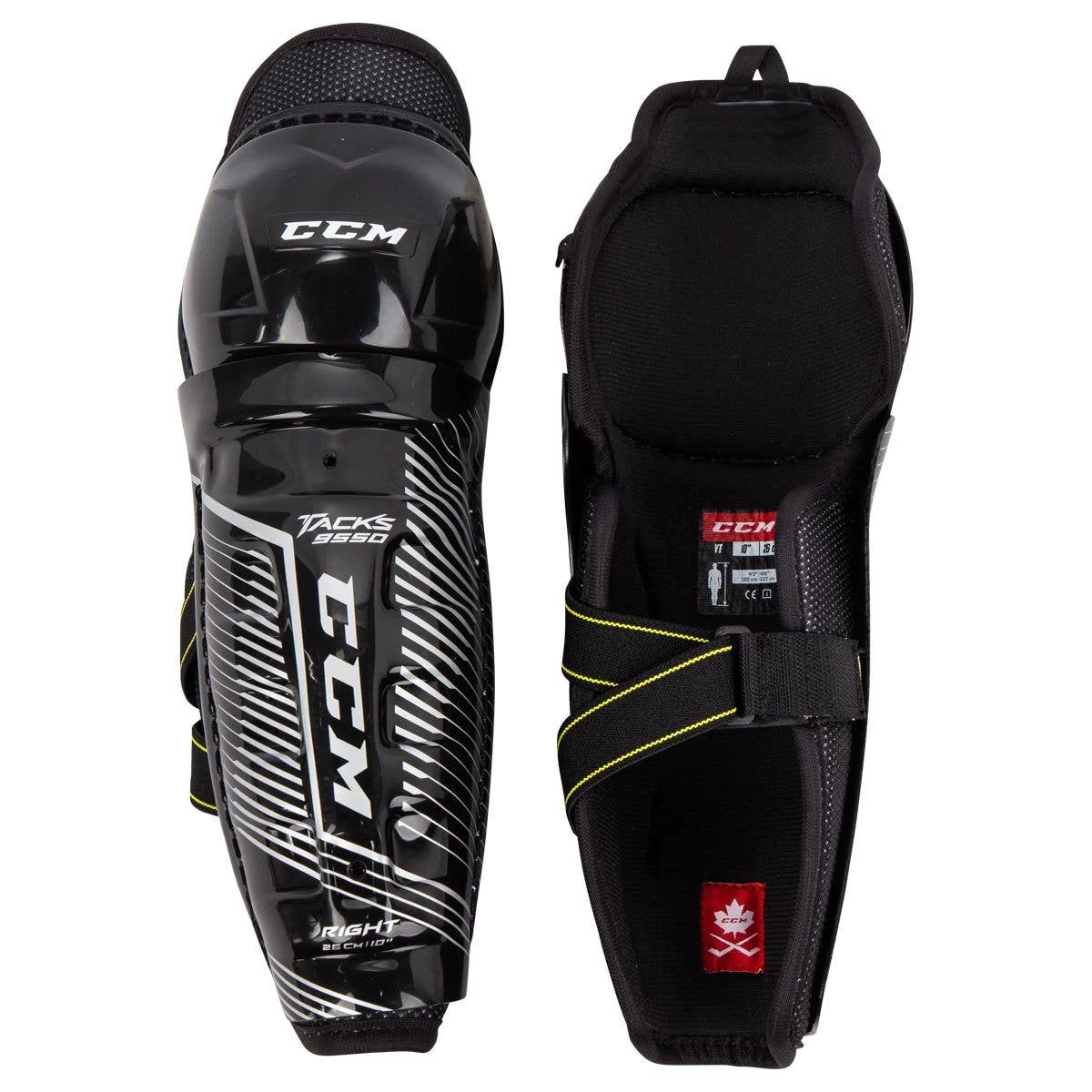 CCM Tacks 9550 Youth Hockey Shin Guards 1 CCM Tacks 9550 Youth Hockey Shin Guards