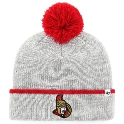Ottawa Senators Old Time Hockey Fairbanks Knit Pom Beanie